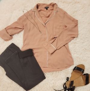 Small Dusty rose Express blouse